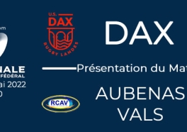 J26 : Dax - Aubenas : Présentation du match