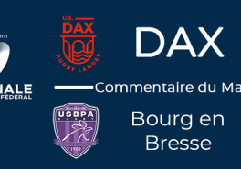 J1 : Dax - Bourg-en-Bresse : Commentaire du match