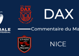 J15 : Dax - Nice : Commentaires de match