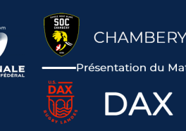 J16 : Chambéry - Dax : Présentation du match