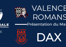 FINALE : Valence - Dax : Présentation du match