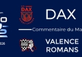 J29 : DAX - VALENCE-ROMANS