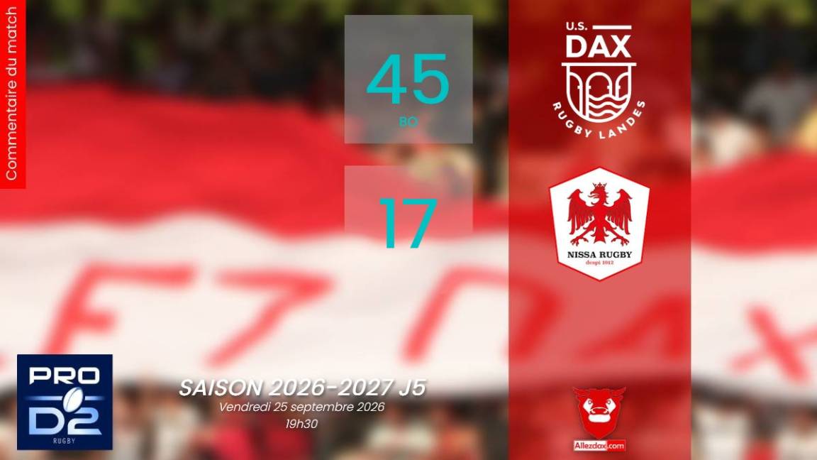 PROD2 2026-2027 J5 : DAX - NICE